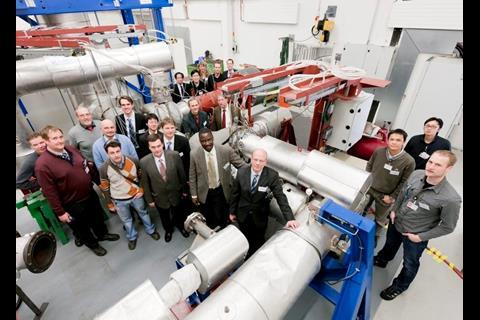 ABB Turbocharging’s A190-L turbocharger for 2-stroke low speed engines being tested in the presence of classification society representatives